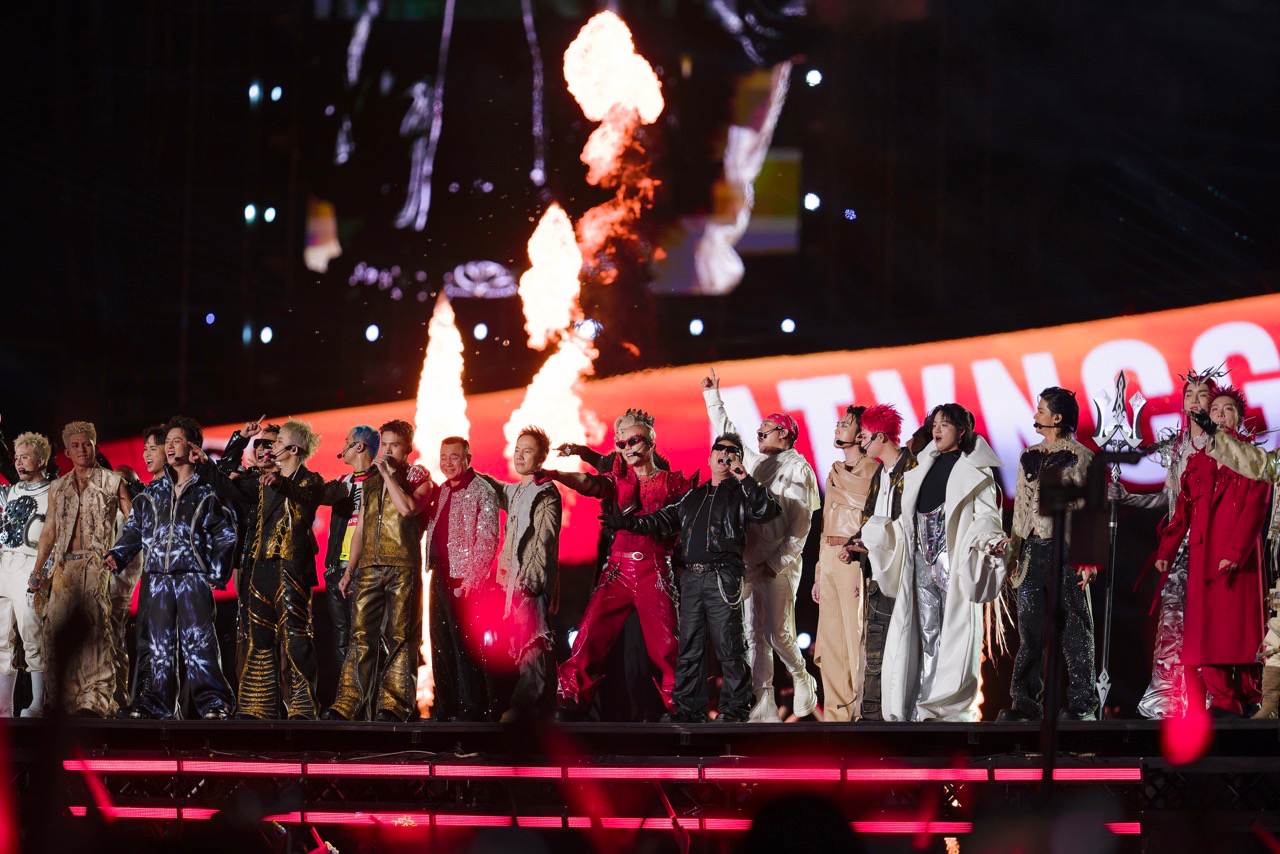 The concert "Anh trai vu ngan cong gai". Photo: Yeah1.