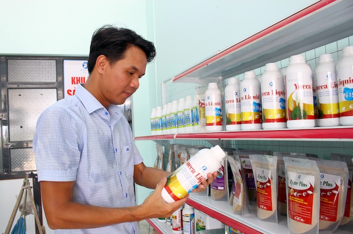 Anh Nguyen Trung Tinh, mot trong nhung nguoi tre khoi nghiep tieu bieu o Dong Thap. Anh: Luc Tung.