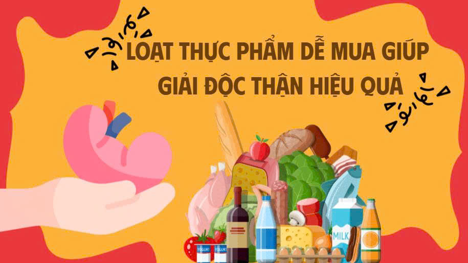 A series of easy-to-buy foods that effectively detoxify the kidneys