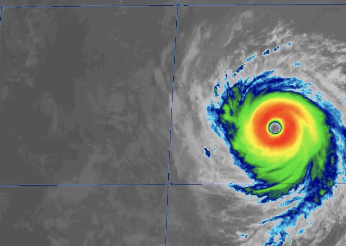 Mat bao Kiko. Anh: NOAA 
