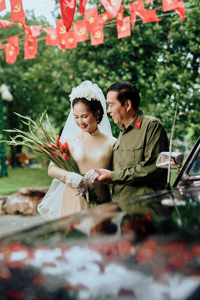 Vợ chồng nữ nghệ sĩ gắn bó bên nhau 38 năm kể từ ngày kết hôn. Ảnh: Nhân vật cung cấp