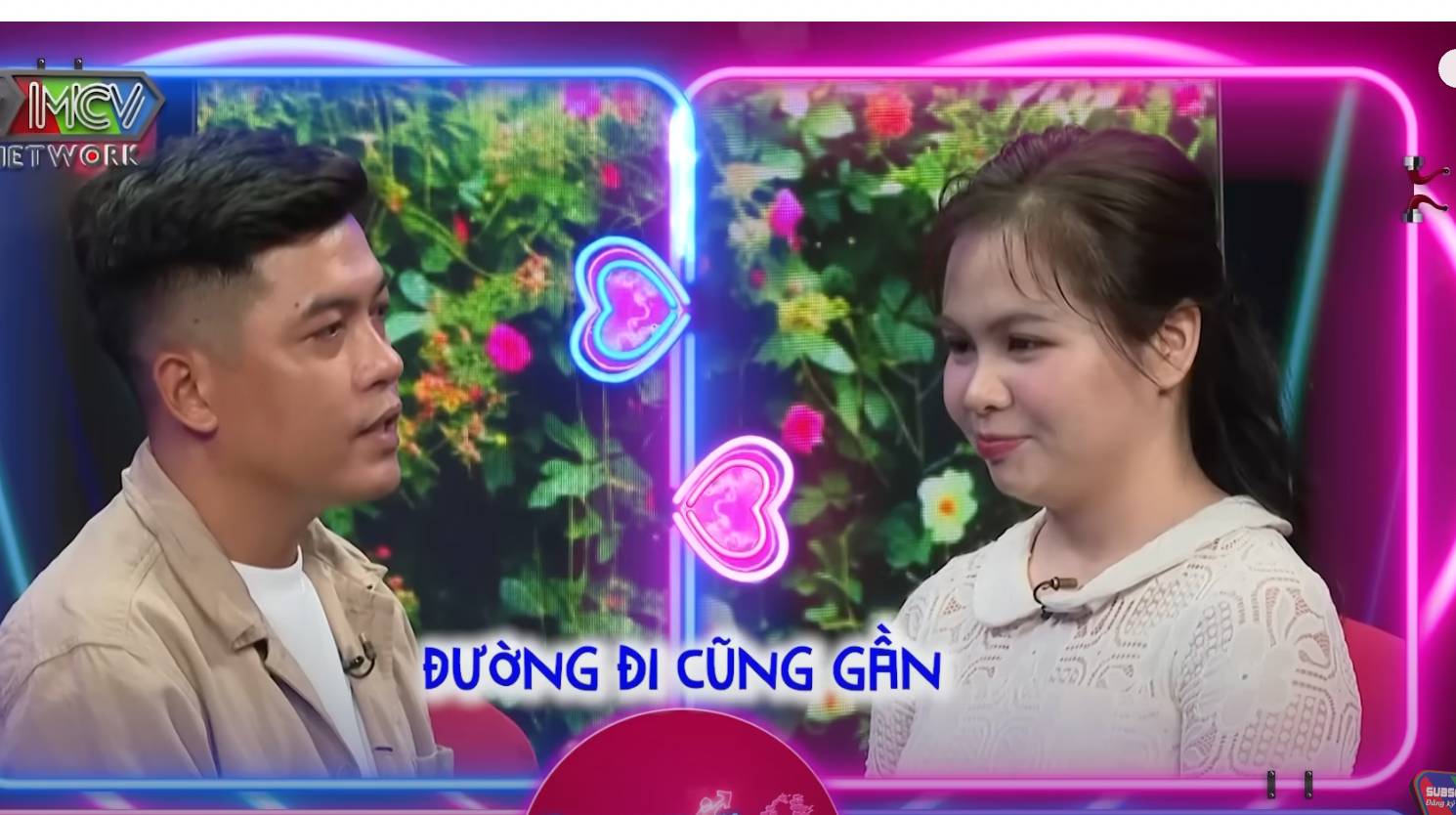 The couple on the show "You want to date". Photo: MCV Unit.