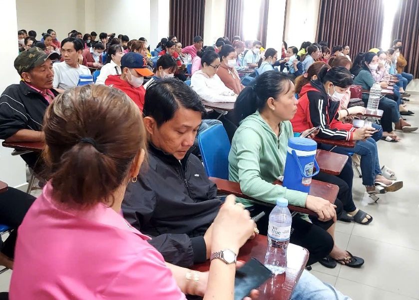 Selon le reglement recemment publie par le Comite populaire de Ho Chi Minh-Ville l'equipe de travail dirigee par le president du Comite populaire de la commune du quartier et de la zone speciale de Con Dao est responsable de la resolution initiale des litiges de travail collectif. Photo : Nam Duong