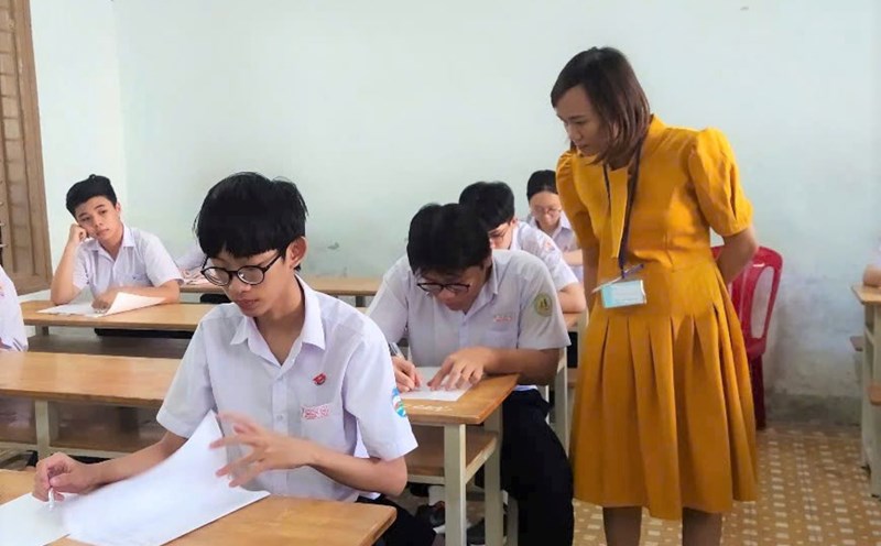 In the 2025-2026 school year, Khanh Hoa teaches 2 sessions/day to general education institutions that meet the prescribed conditions. Photo: Phuong Linh