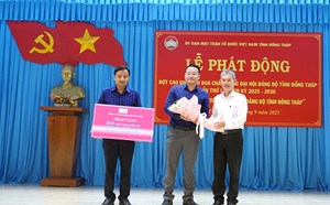 MTTQVN tỉnh Đồng Tháp phát động thi đua cao điểm tiến tới Đại hội Đảng bộ tỉnh