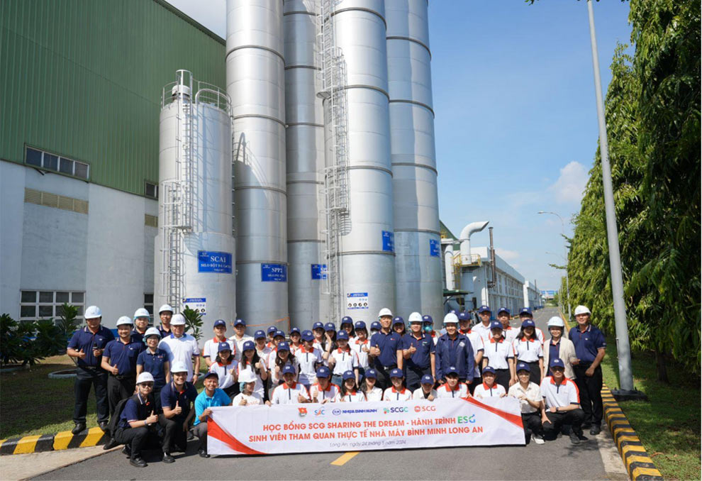 Học bổng SCG Sharing the Dream lần thứ 19, đồng hành cùng ước mơ người trẻ Việt, xây dựng Thế hệ Xanh - Vững bước tương lai. Ảnh: DN cung cấp