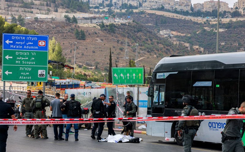 Scene of the shooting in Israel's Israel on September 8. Photo: AFP