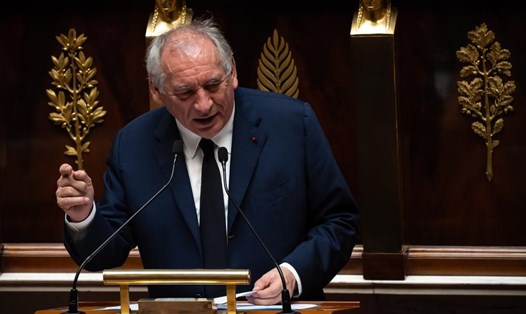 Thủ tướng Pháp Francois Bayrou phát biểu chính sách trước cuộc bỏ phiếu tín nhiệm ngày 8.9.2025. Ảnh: Xinhua