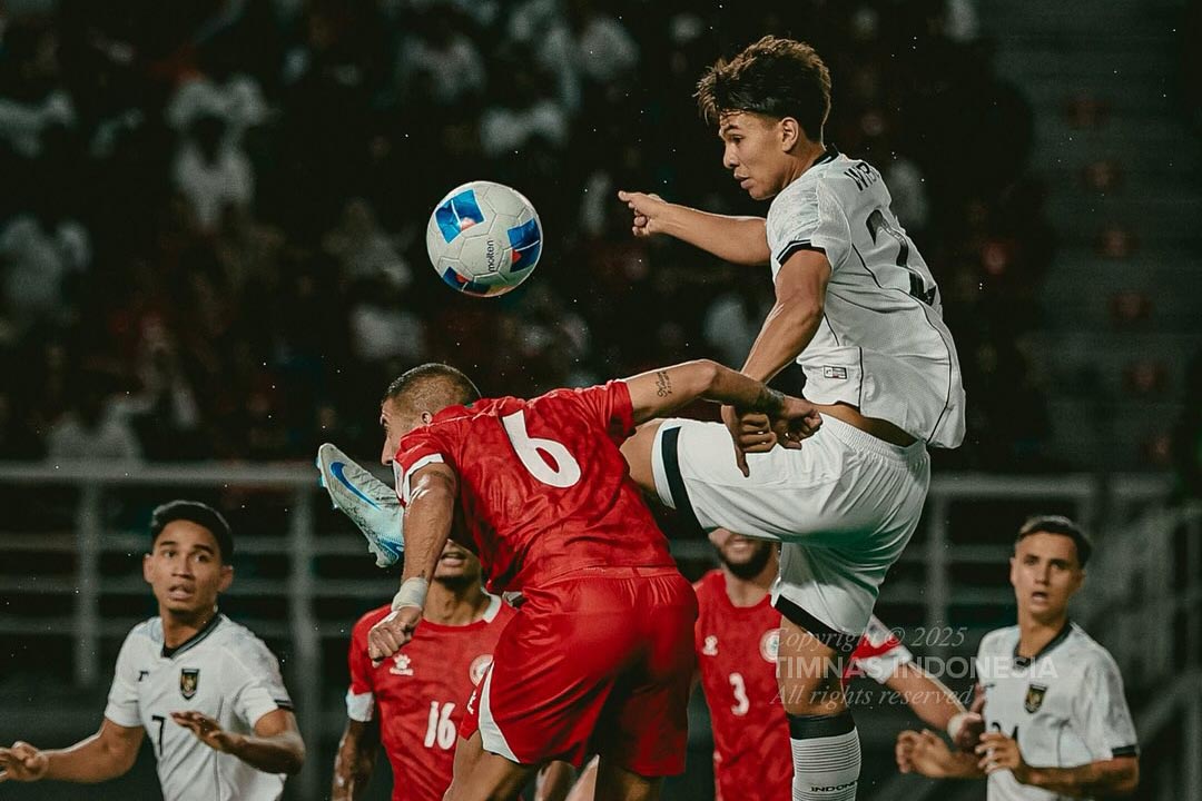 인도네시아 대표팀 레바논과의 친선 경기에서 0-0 무승부. 사진: PSSI