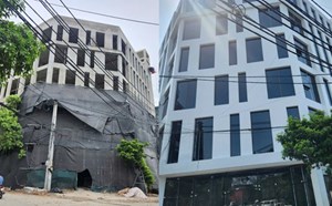 Công trình xây dựng trái phép tại cụm công nghiệp làng nghề Tân Triều tiếp tục hoàn thiện