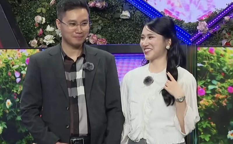 The couple on the show "You want to date". Photo: MCV program.