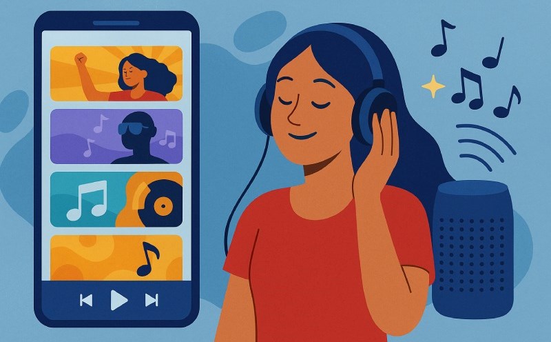Amazon Music has just launched a weekly AI playlist feature, personalized to your preference. Graphics: Quang Minh