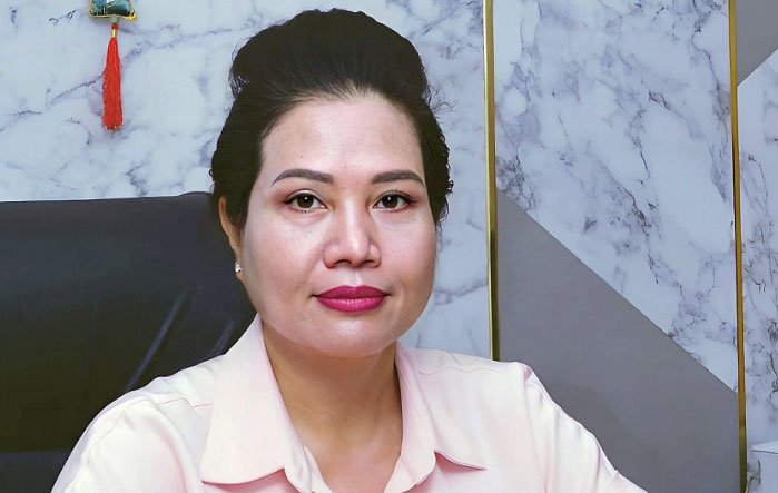 Bà Lê Thúy Hằng - khi còn đương chức Tổng Giám đốc SJC. Ảnh: SJC