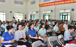 Mặt trận Tổ Quốc phường Cam Đường tạo sự thống nhất trước Đại hội lần I