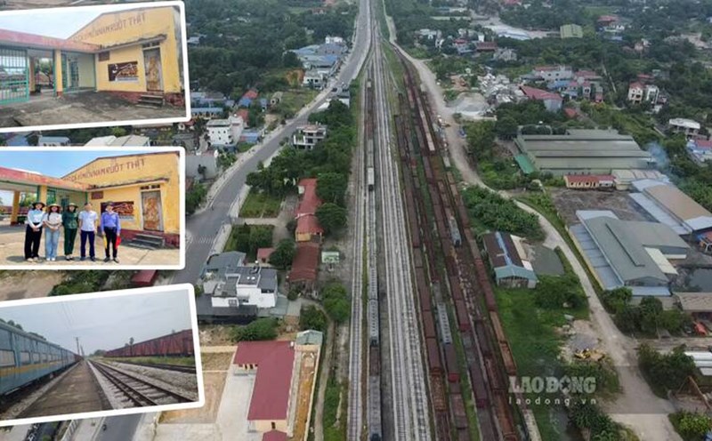 Luu Xa Station appeared in the movie Red Rain. Photo: Lam Thanh