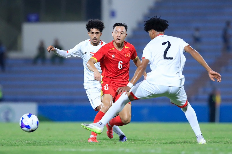 U23 Viet Nam nhap cuoc tu tin. Anh: Minh Dan