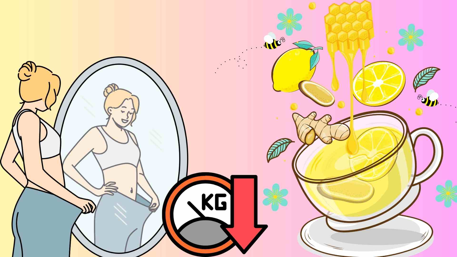 Black tea with ginger helps with weight loss. Graphics: Ha May