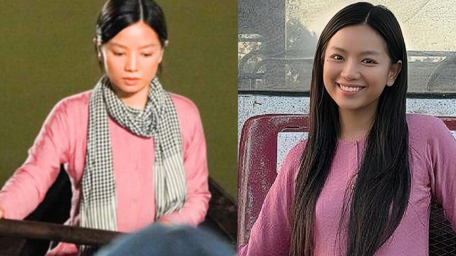 Le Ha Anh as the Red Boat driver in the movie "Red Rain". Photo: Galaxy