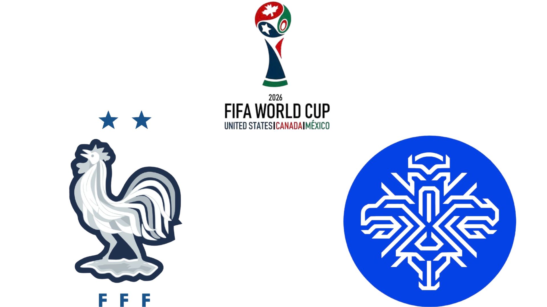 프랑스 대표팀은 2026 월드컵 예선에서 홈에서 아이슬란드를 맞이합니다. 그래픽: Van An