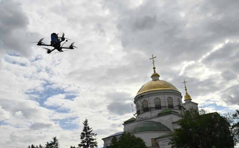 An FPV drone used in the Russia-Ukraine conflict. Photo: AFP