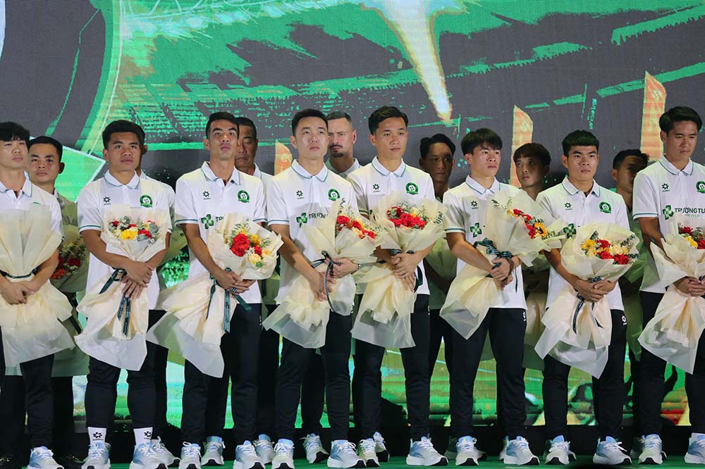 Truong Tuoi Dong Nai bo sung nhieu cau thu chat luong huong den muc tieu gianh ve thang hang. Anh: Thanh Vu