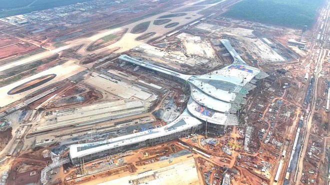 The project to extend the Ben Thanh - Suoi Tien metro line to Tran Bien, Long Thanh airport has a total length of about 38.5km. Photo: HAC