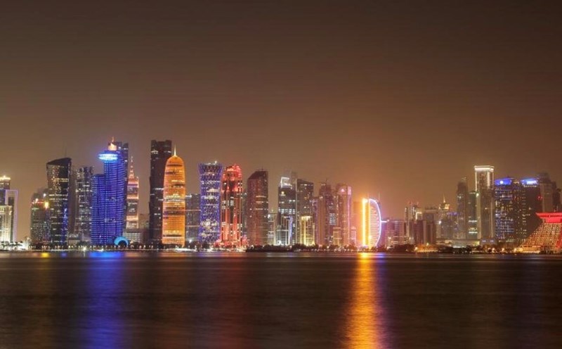 The latest attack marked the first time Israel launched a campaign in Qatar. In the photo is a night scene in Doha. Photo: Xinhua