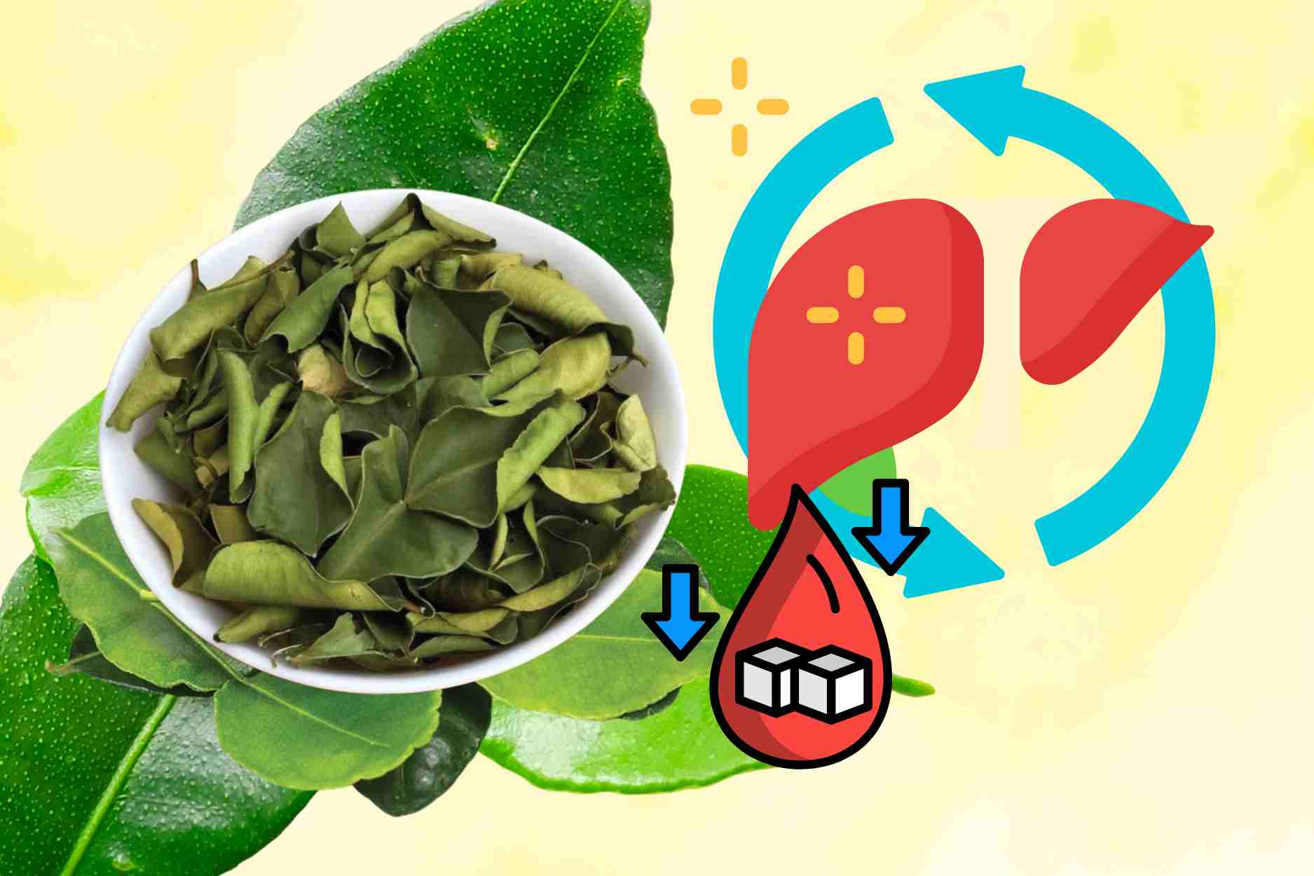 Secret to using dried lemon leaves to help cool the liver and lower blood sugar