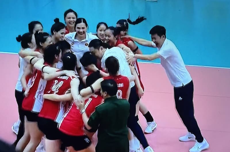 Les troupes d'information ont remporte le tournoi a Tam Dao (Phu Tho). Photo: Hoai Viet