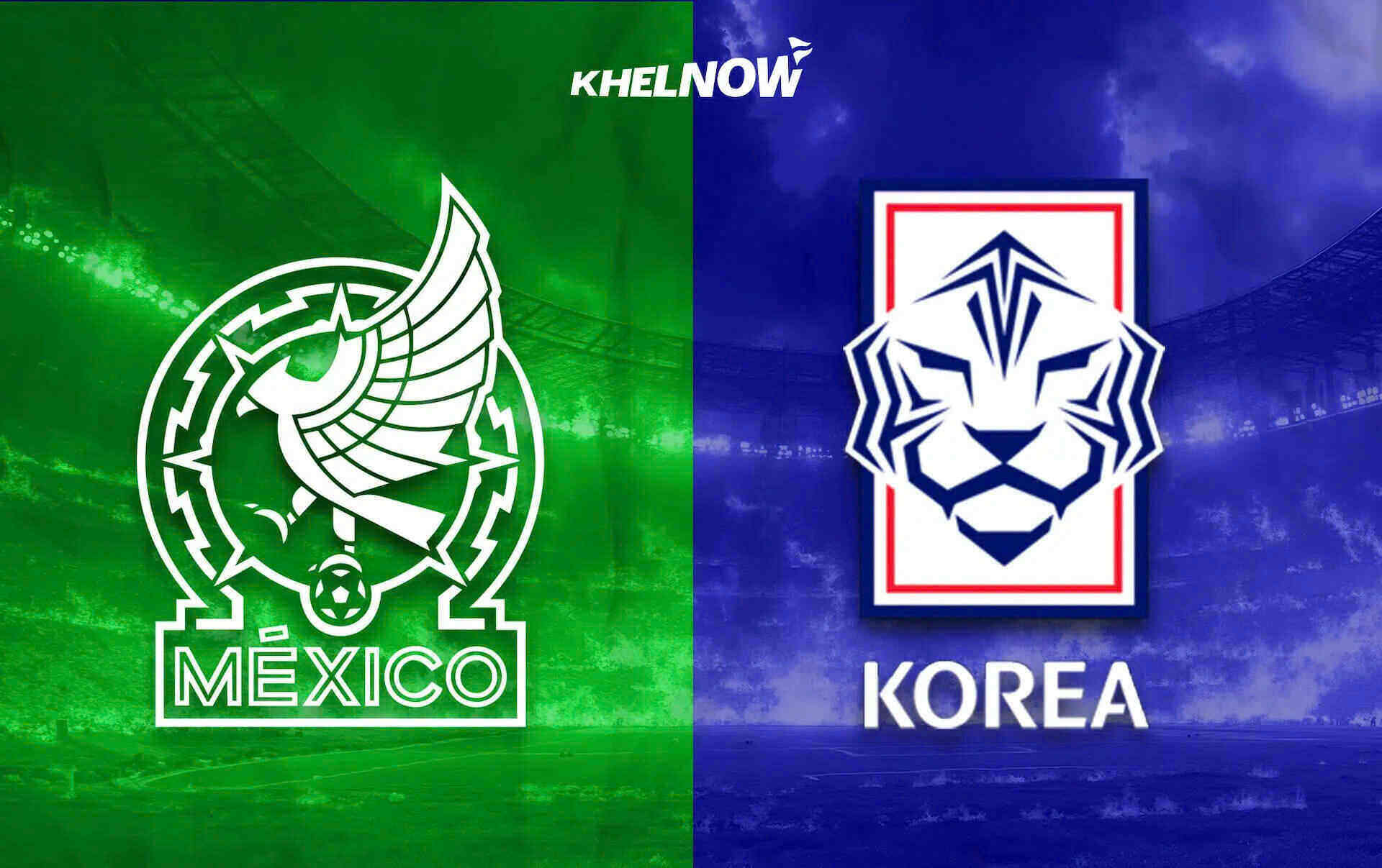 Today's football match schedule is notable for the Mexico - Korea match. Photo: Khel Now