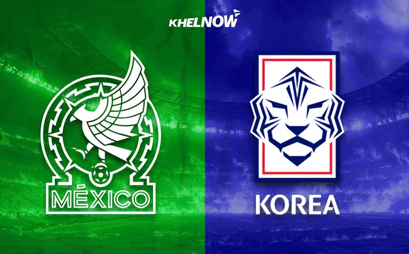 Today's football match schedule is notable for the Mexico - Korea match. Photo: Khel Now