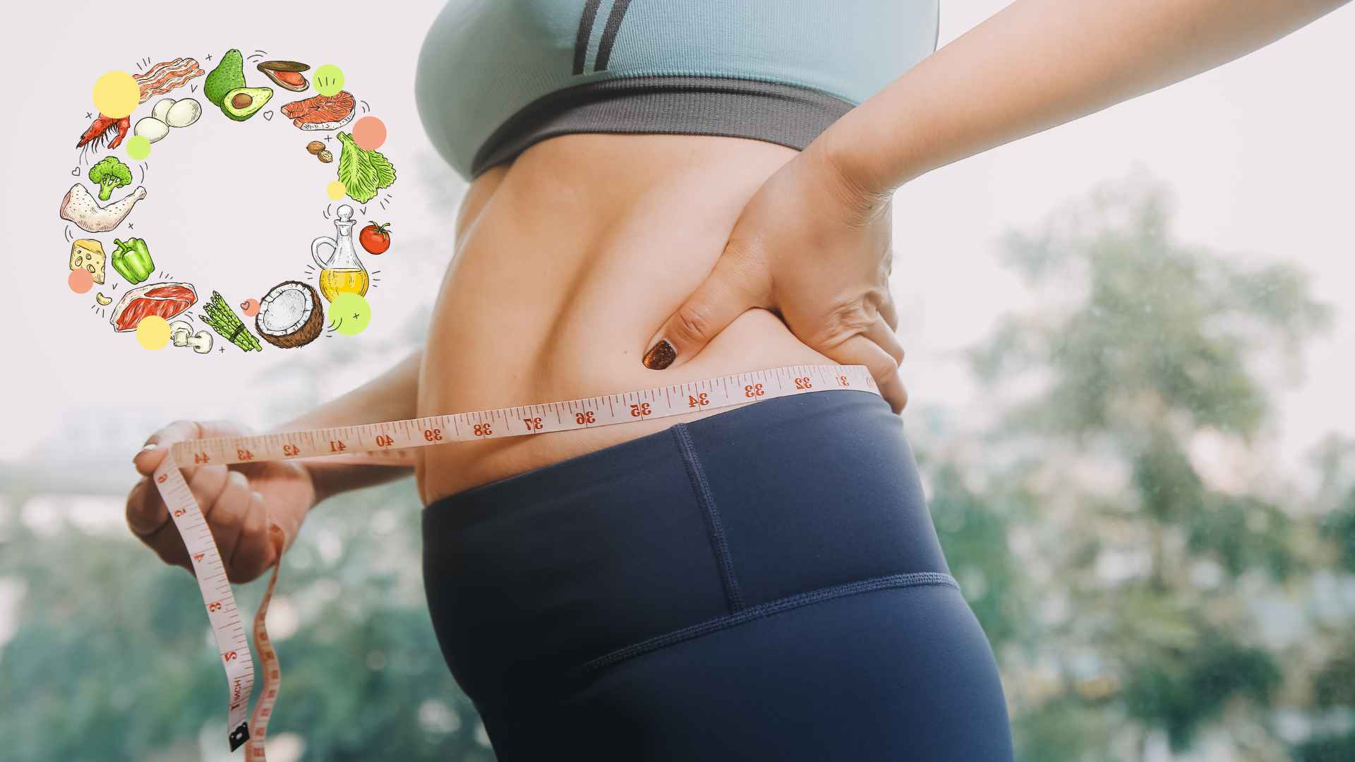 Good controlled breakfast helps reduce belly fat effectively. Graphic photo: Huong Son