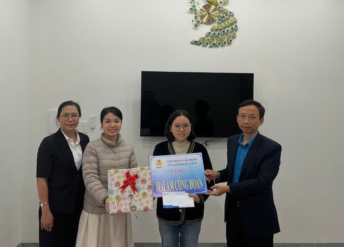 Da Nang Trade Union sets a target to support the construction of 300 new "Trade Union Homes" in the 2025-2030 term. Photo: Da Nang Trade Union.