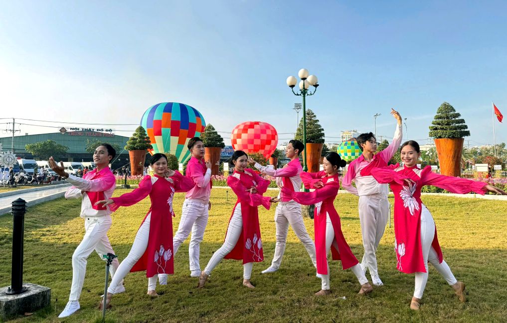 Mot goc sinh hoat van nghe tai Festival. Anh: Ban to chuc Festival