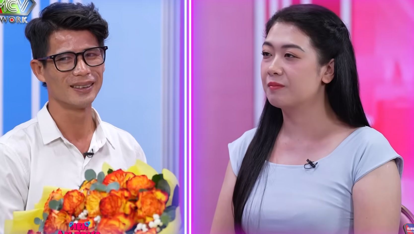 The guy who came to the dating show told stories of being betrayed once. Photo: MCV unit.