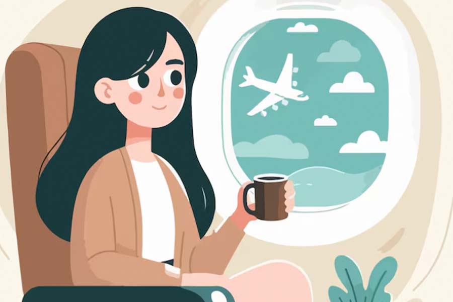 Simple ways to help your body get enough water when traveling by plane, long distances and winter travel. Graphics: Thien Nhan