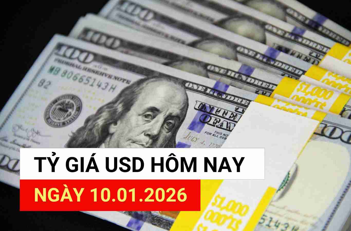 USD exchange rate today 10.1: Central exchange rate increases