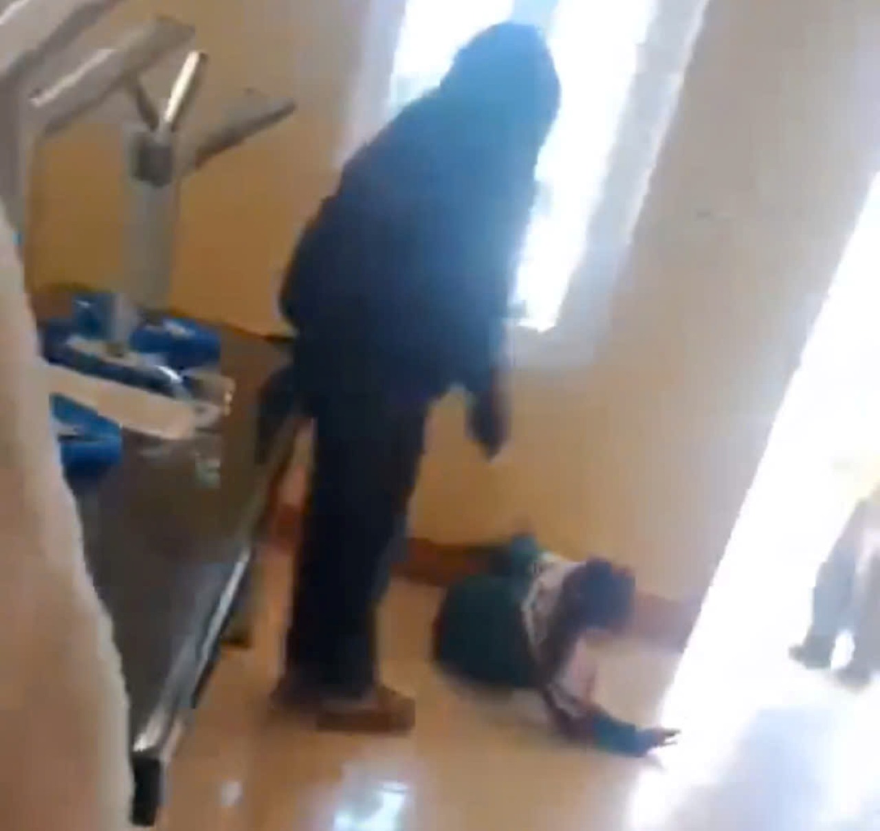 School violence caused public outrage. Photo cut from clip.