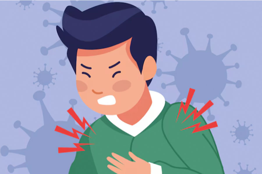 Hut thuoc la van la nguyen nhan hang dau gay COPD. Do hoa: Thien Nhan