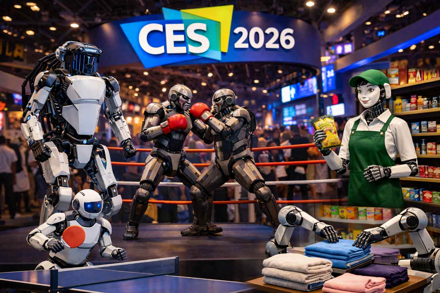 Robot stirs up CES 2026, attracts viewers thanks to new technology