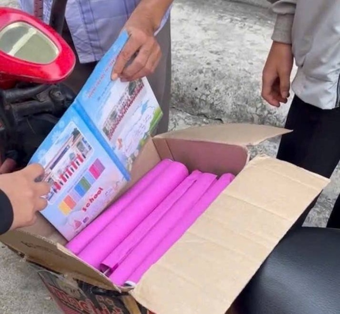 Hình ảnh những quả pháo nổ do các em học sinh chế tạo. Ảnh: Viện Kiểm sát nhân dân TP Hải Phòng