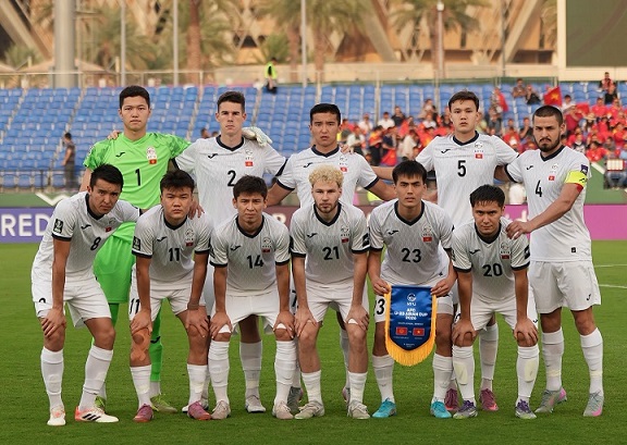 U23 Kyrgyzstan, despite losing both matches, still has a chance to advance. Photo: KFU