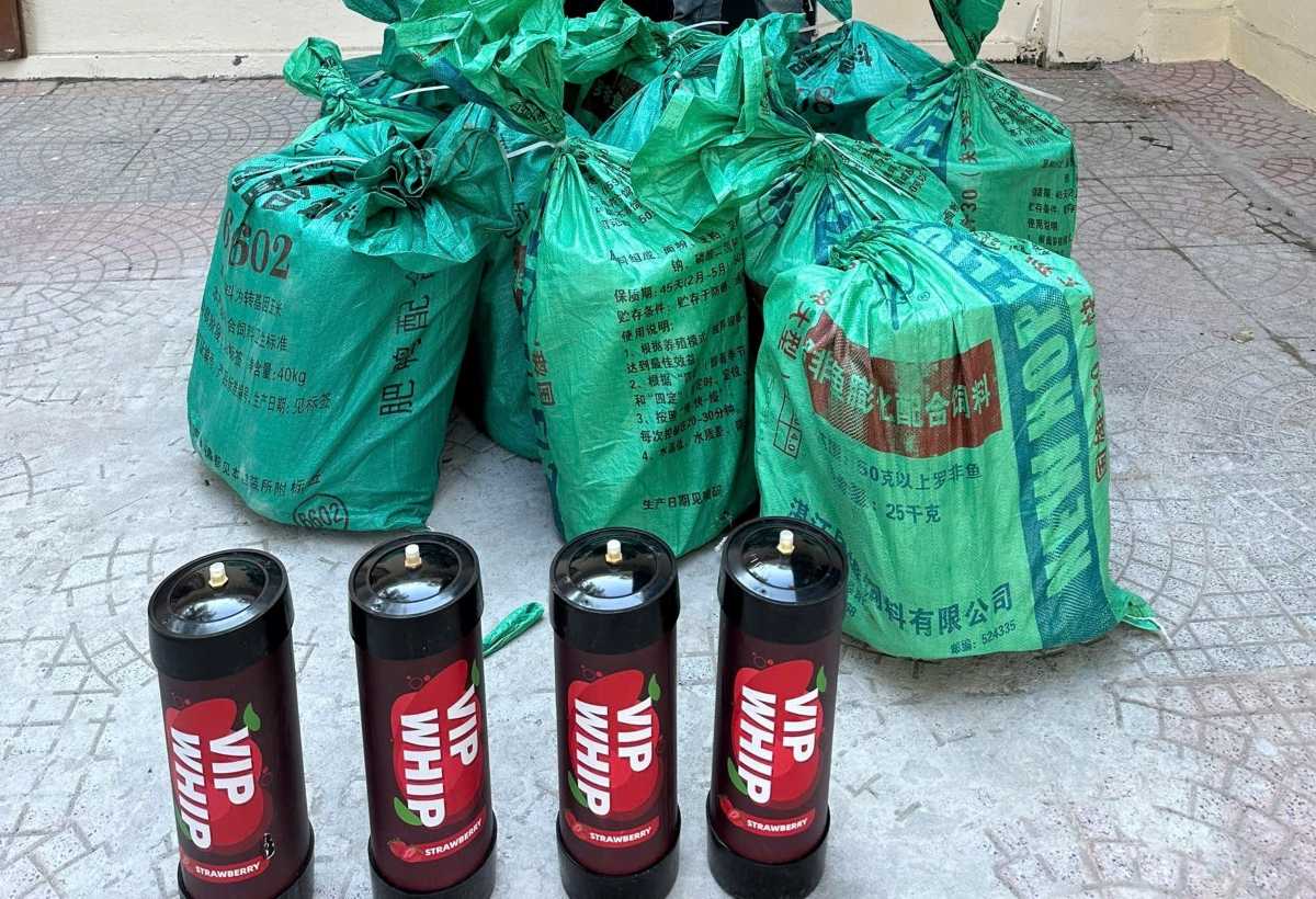 Tang vật thu giữ. Ảnh: Công an TP Hải Phòng