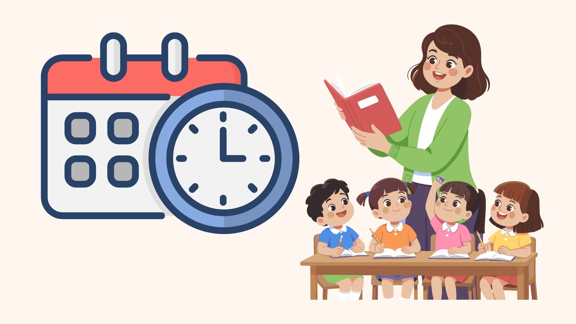 Expected principles for determining the working regime of preschool teachers. Graphics: Linh Dan