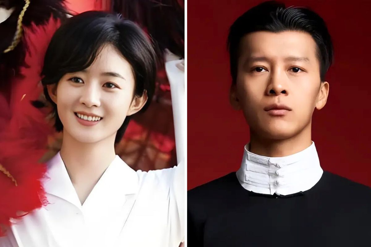 Ly Cuu Tieu (right) participates in the movie "The Big Story in a Small Town" starring Trieu Le Dinh. Photo: Producer