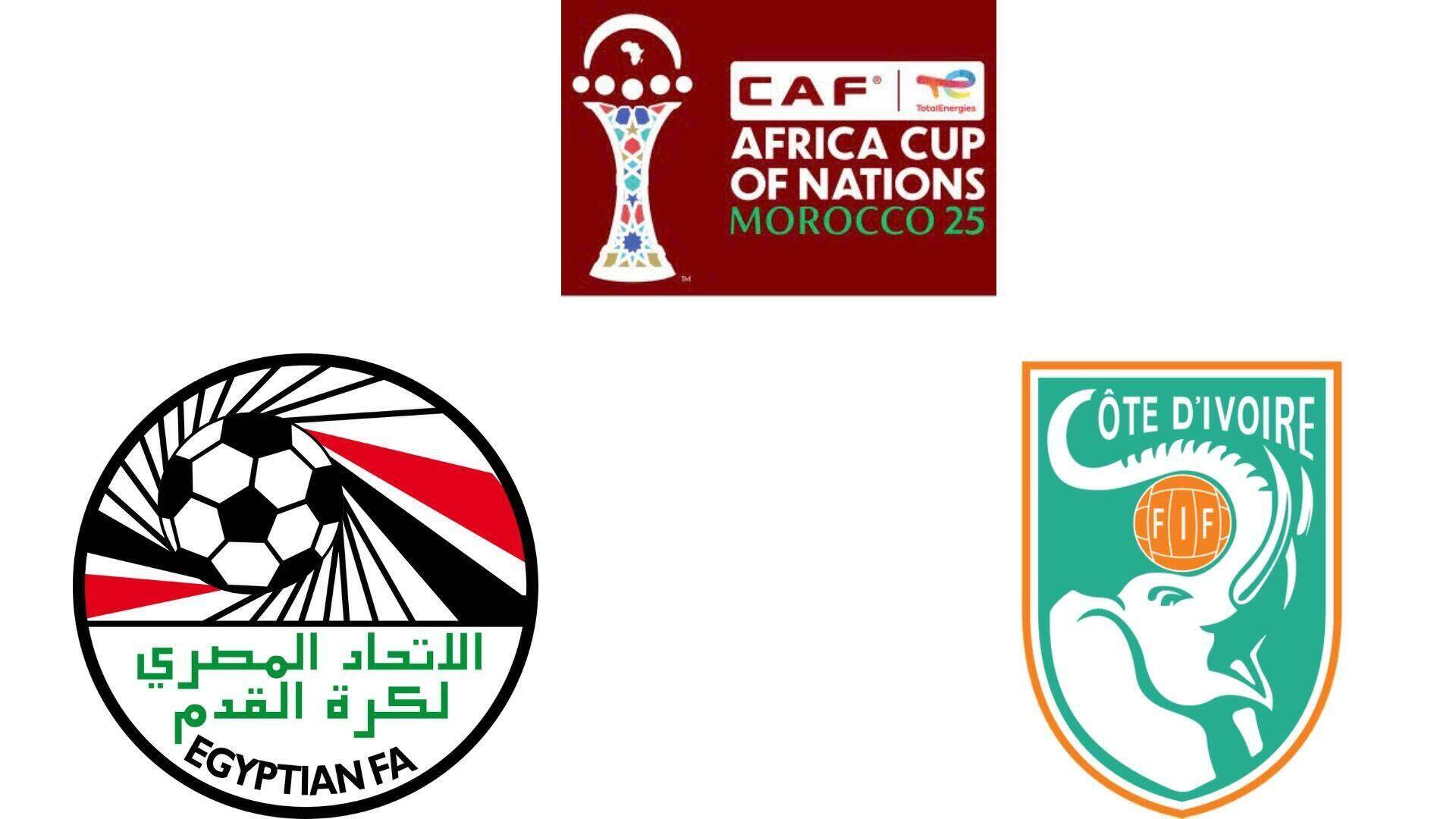 Egypt vs. Ivory Coast at CAN Cup 2025. Graphics: Dieu Anh