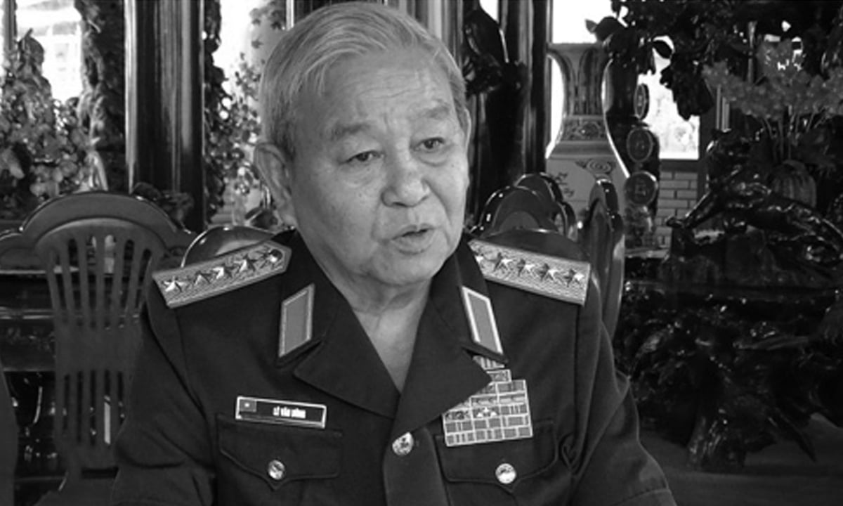 General Le Van Dung - former Secretary of the Party Central Committee, former Director of the General Department of Politics of the Vietnam People's Army - passed away at the age of 81. Photo: Ministry of National Defense
