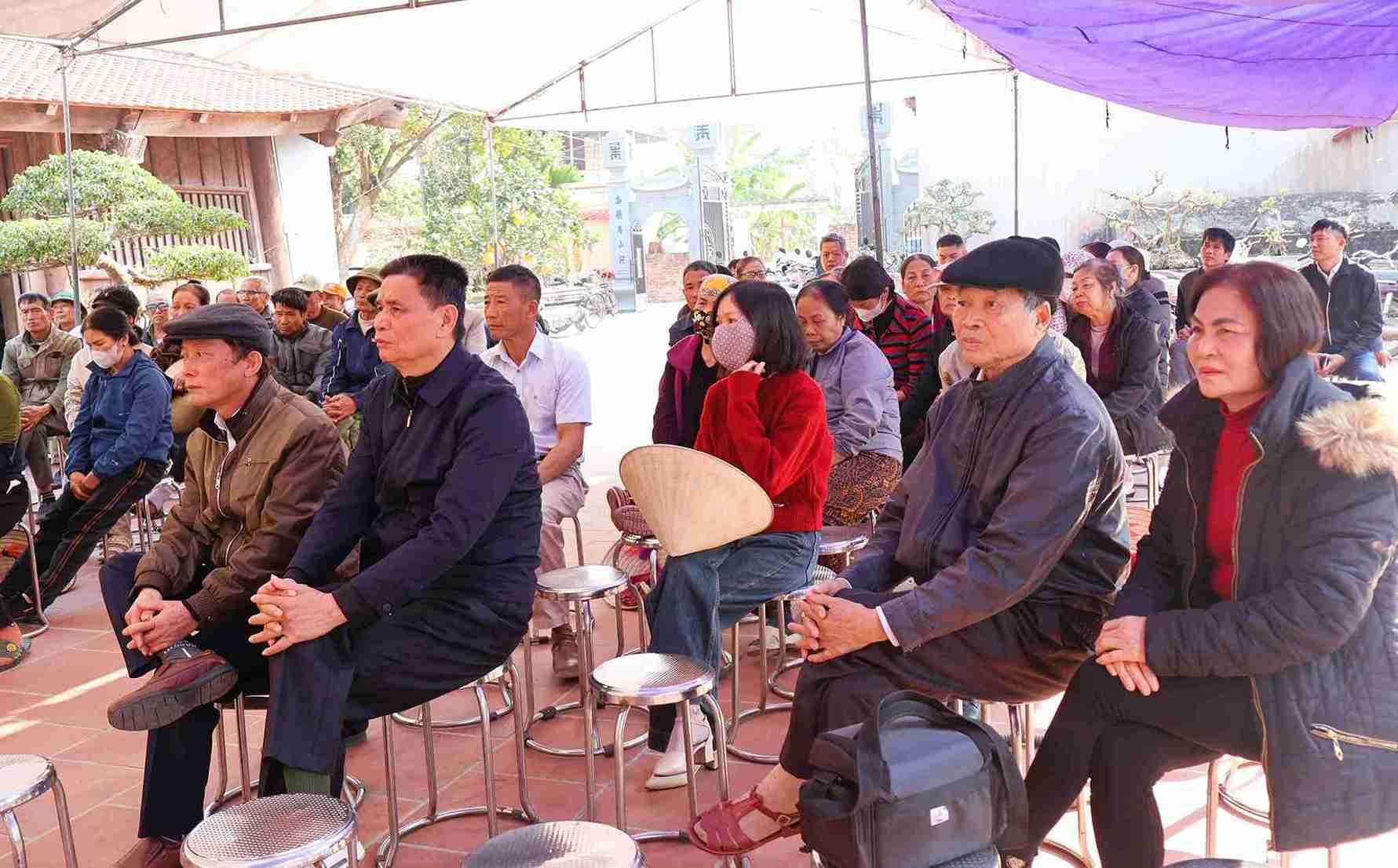 Overview of the conference to deploy site clearance in Viet Hoa ward, Hai Phong city. Photo: Viet Hoa Ward