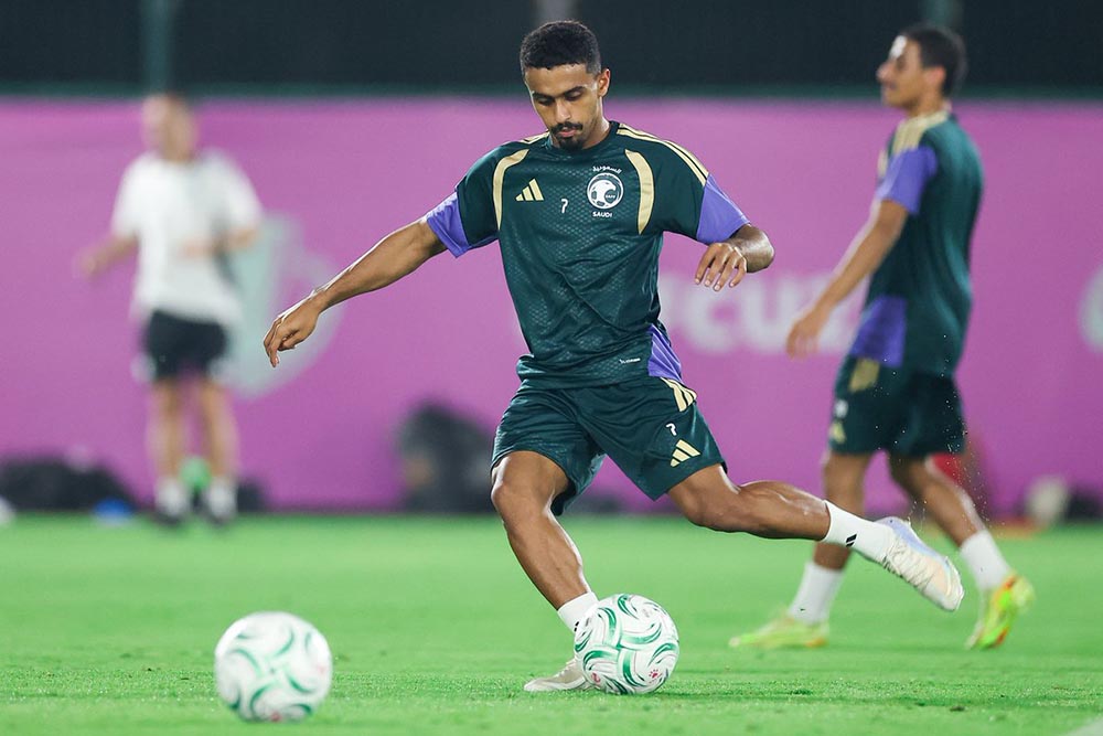 U23 Saudi Arabia tap trung huong den tran quyet dinh voi U23 Viet Nam. Anh: SAFF