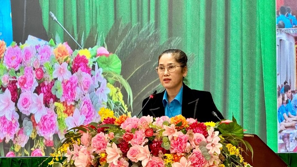 Dai bieu tham gia thao luan, dong gop y kien ve giai phap nang cao hieu qua hoat dong cong doan trong nam 2026. Anh: Hoang Loc